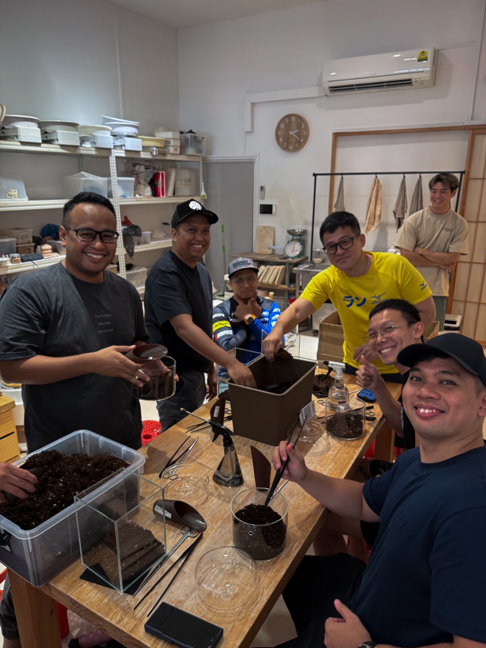 A team enjoying a CCS team-building session