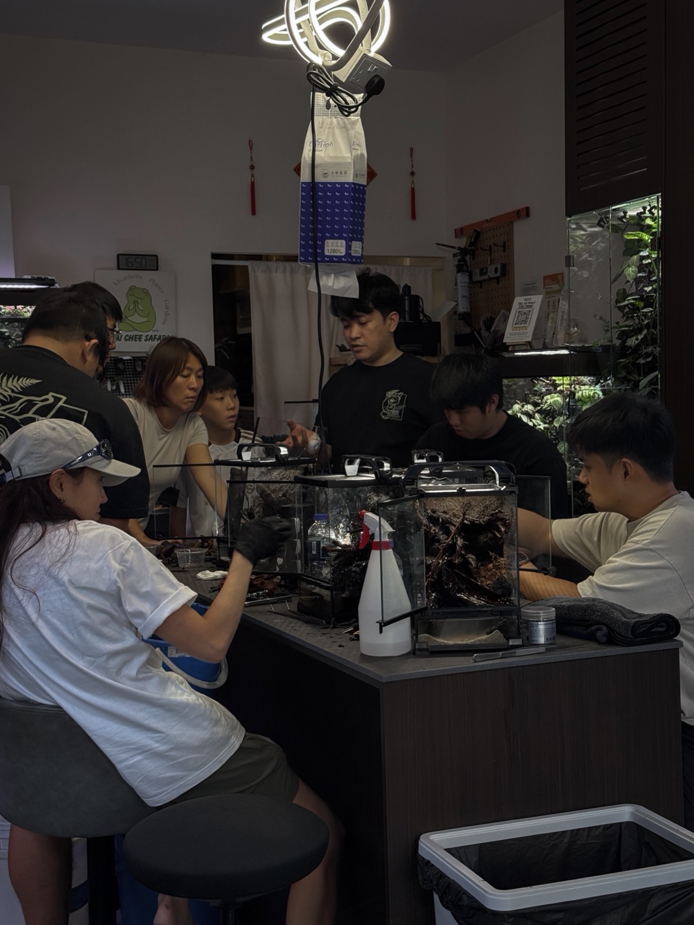 A hands-on workshop session at the Chai Chee Safari studio